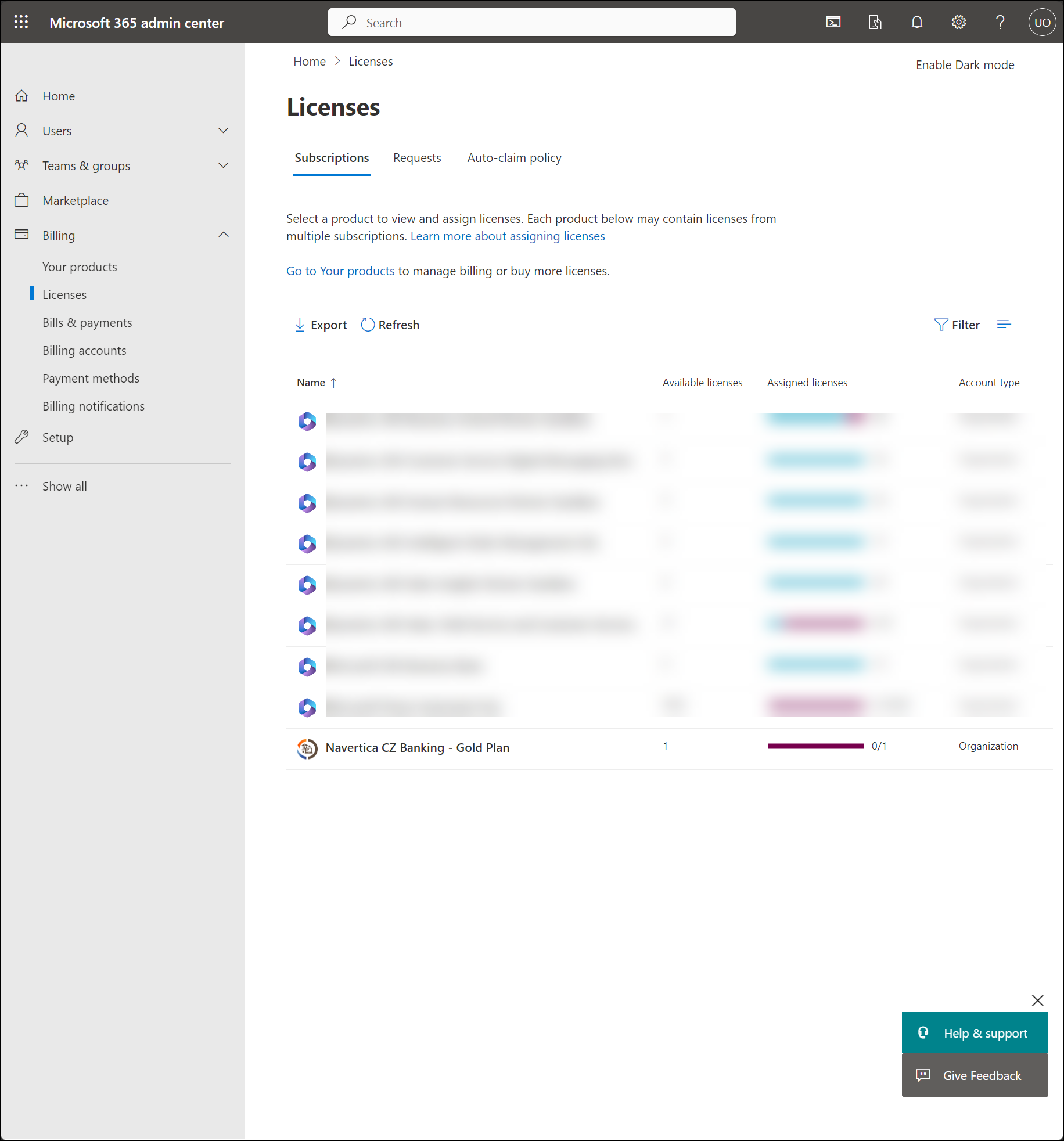License management