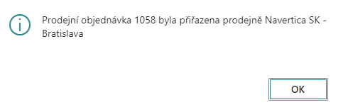 Assign to POS - Confirmation