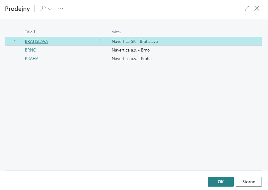 Assign to POS - select shop