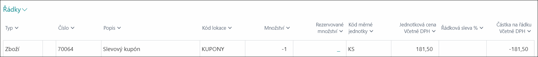 Selling Discount Without SN Tracking