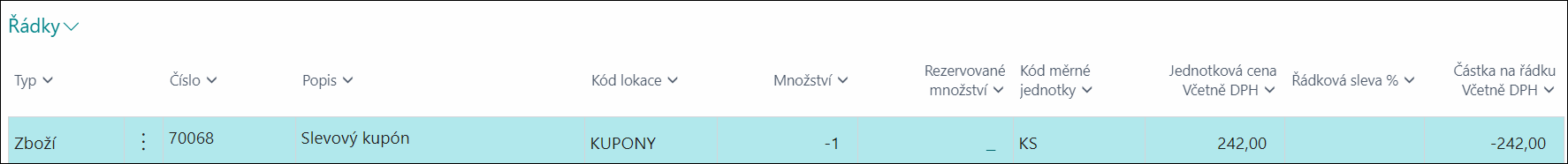Applying Discount With SN Tracking