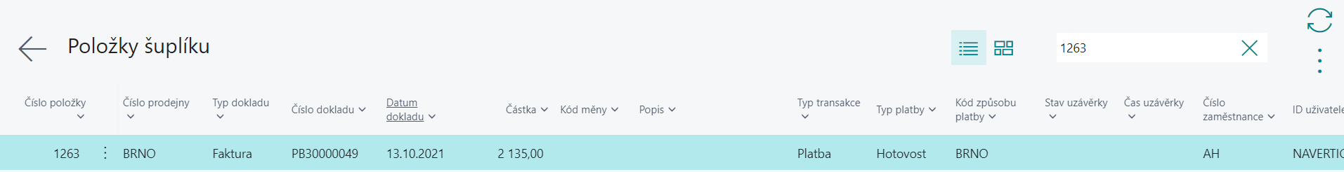 Created drawer entries