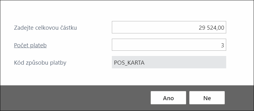 Card Payment Multiple Cards