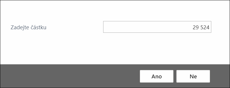 Cash Payment Amount