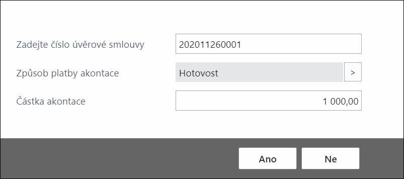 Credit Payment Dialogue