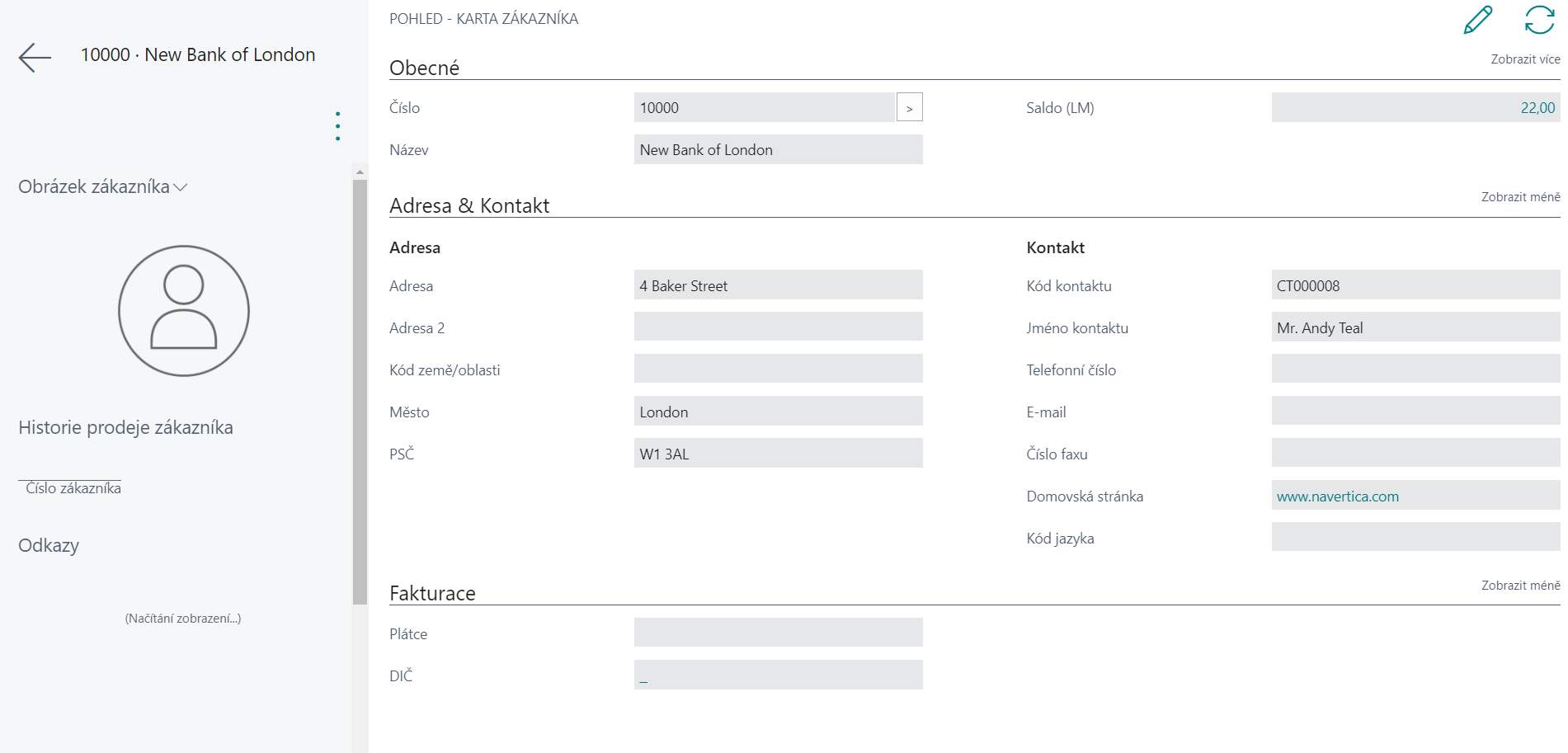 Customer Card