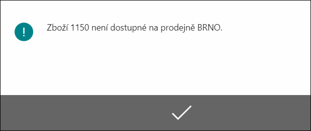 Create Reservation Unavailable Item
