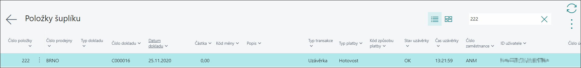 Cash Closing OK