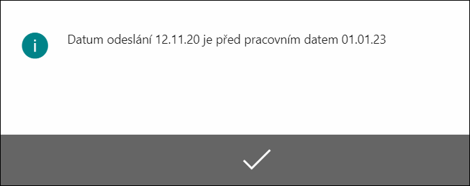 Shipment Date Warning