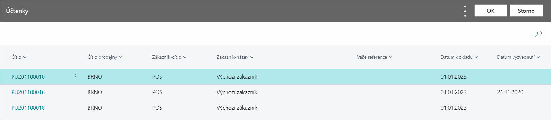 Selecing a Bill
