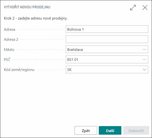 Setup Wizard Step 2