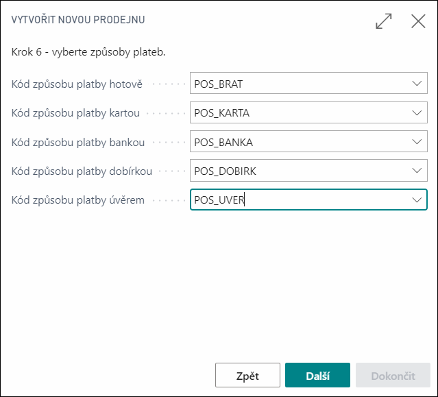 Setup Wizard Step 6