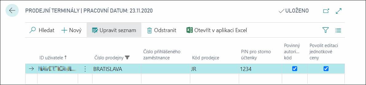Shop Terminal User