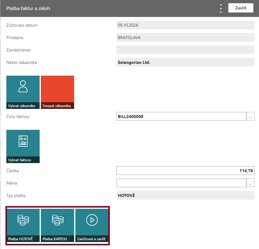 Paying Prepayment - Processing Invoice Payment from Posted Bill