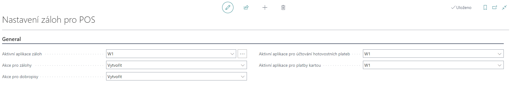 Prepayment Setup - POS Prepayment Setup