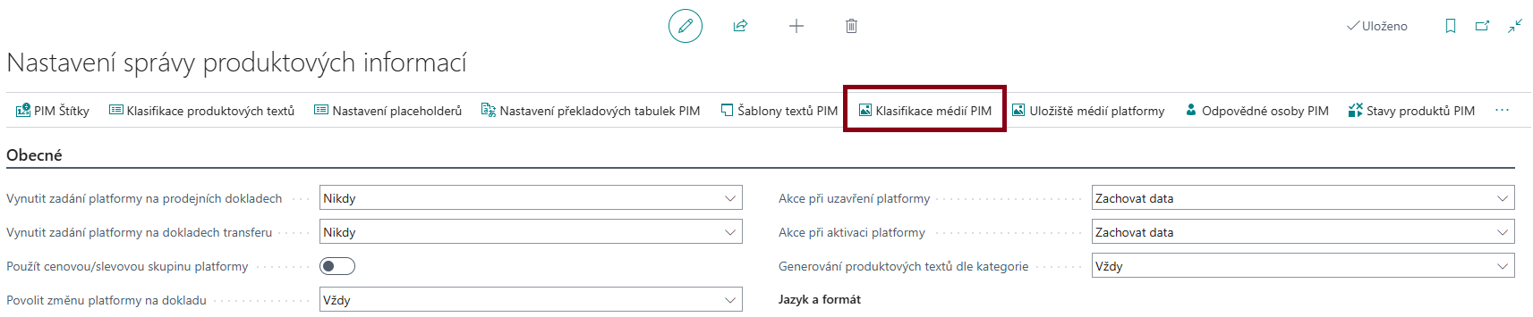 Akce Klasifikace médií PIM