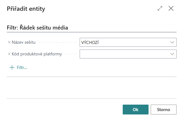 Akce Přiřadit soubor