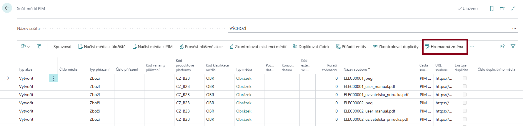 Akce Hromadná změna
