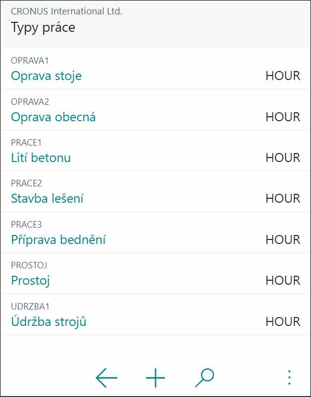 Dlaždice Typy práce