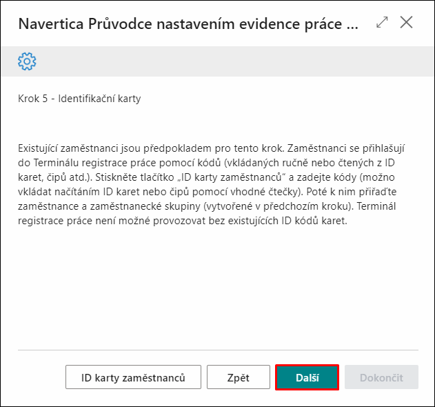 Confirm Card ID and click Next