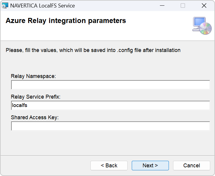 Installer Screen 1