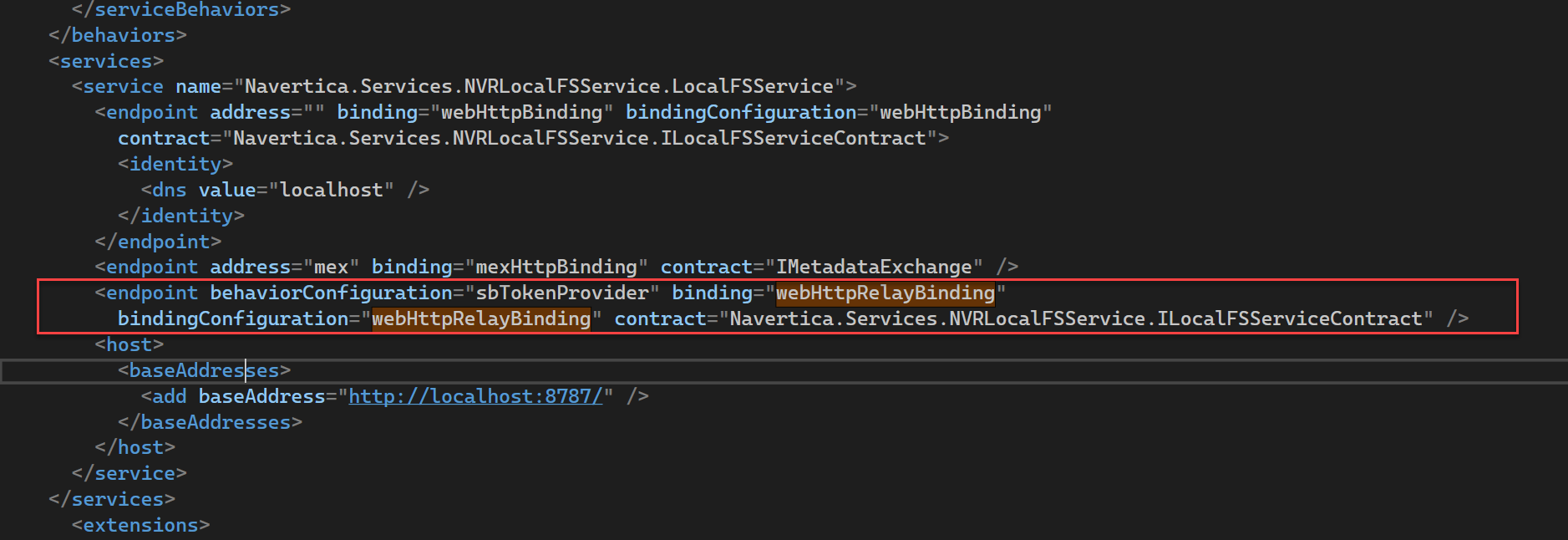 Endpoint Config