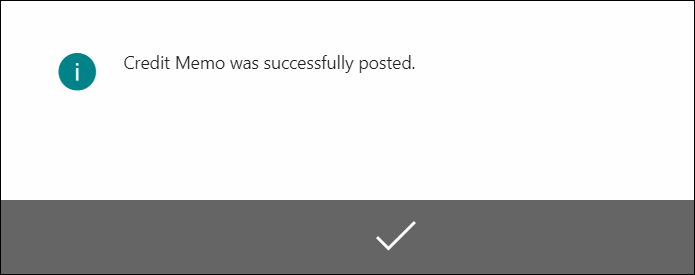 Bill Cancellation Finished