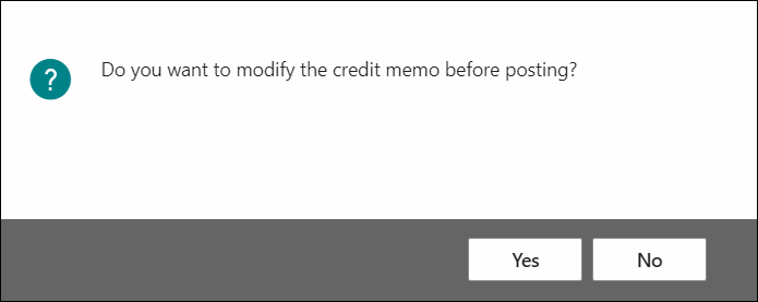 Editing Memo Before Posting