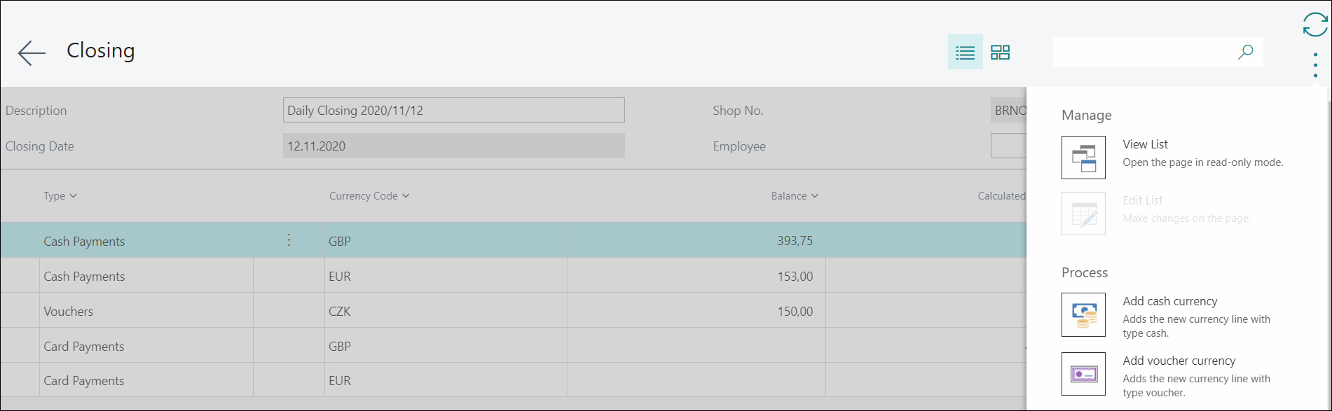 Adding Currencies and Vouchers