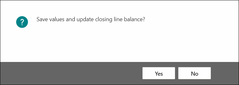 Exit and Save Values