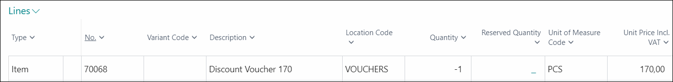Applying Discount With SN Tracking