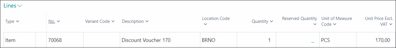 Selling Discount With SN Tracking