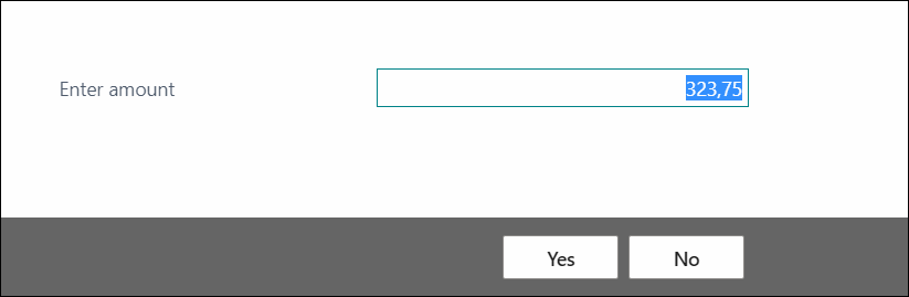 Cash Payment Amount