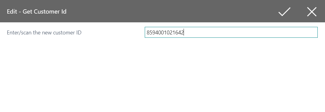 Reading Customer Card Number