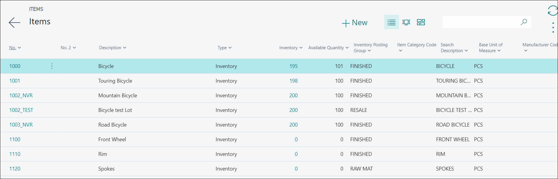Item List
