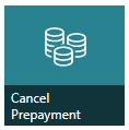 Cancel Prepayment Action in the Role Center