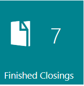 Finished Closings Action