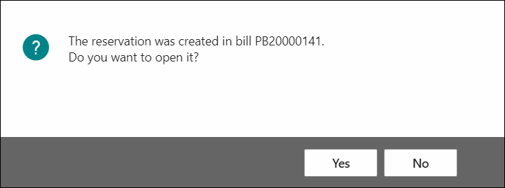 Opening Reservation Bill