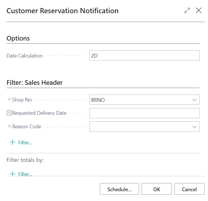 Customer Reservation Notification