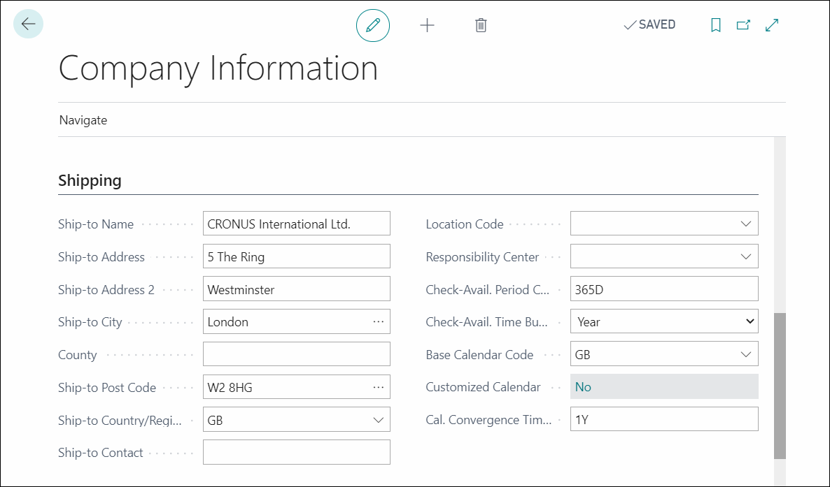 Company Information