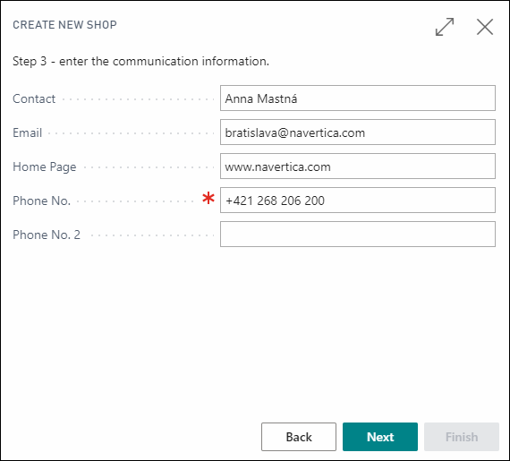 Setup Wizard Step 3