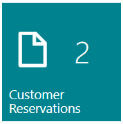 Customer Reservations Pile