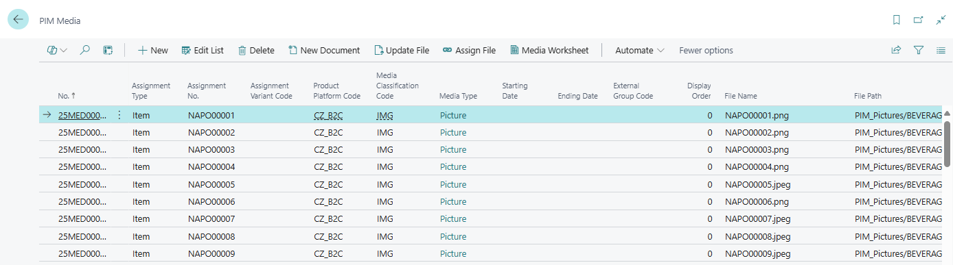 Overview of external file accounts