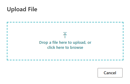 Select file for processing