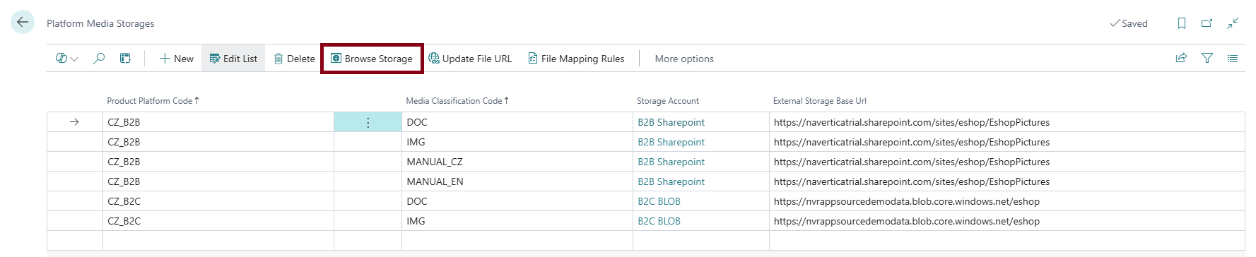 Overview of external file accounts